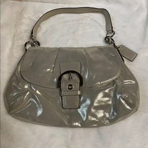 Coach Handbag F17217 Soho Purse Metallic Suede